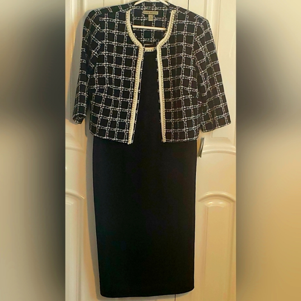 Maya Brooke Black Dress with Jacket